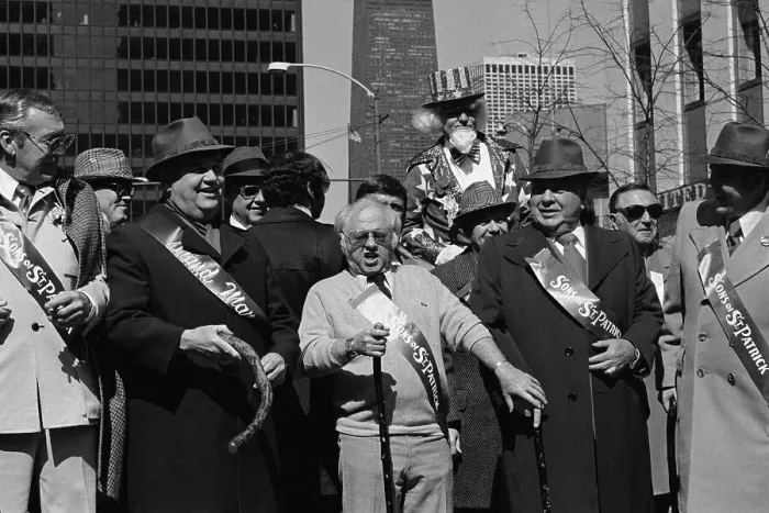 Framed Print : Mickey Rooney in St. Patrick's Day Parade Framed Print : Mickey Rooney in St. Patrick's Day Parade