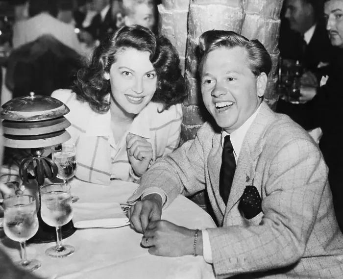 Framed Print : Mickey Rooney And Wife, Ava Gardner