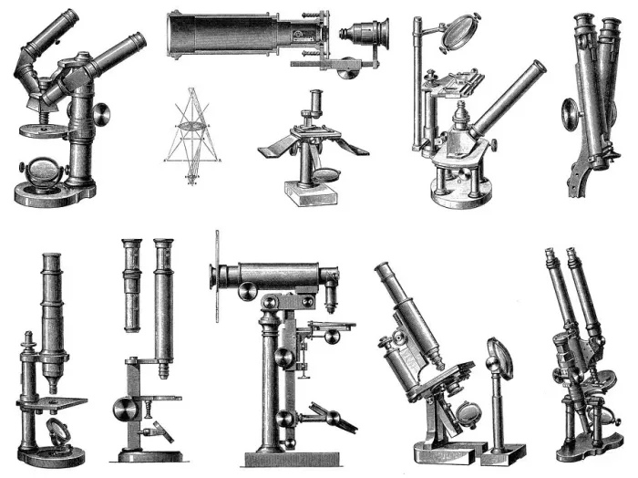 Framed Print : Microscopes Framed Print : Microscopes