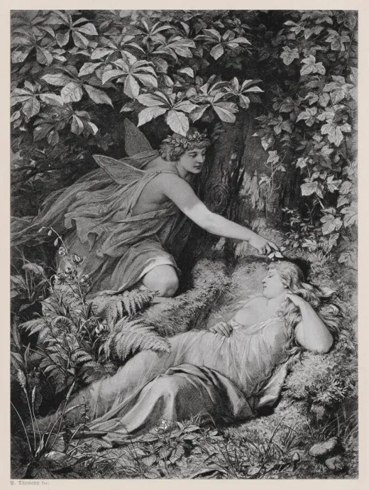 Framed Print : A Midsummer Nights Dream by William Shakespeare, published in 1886 Framed Print : A Midsummer Nights Dream by William Shakespeare, published in 1886
