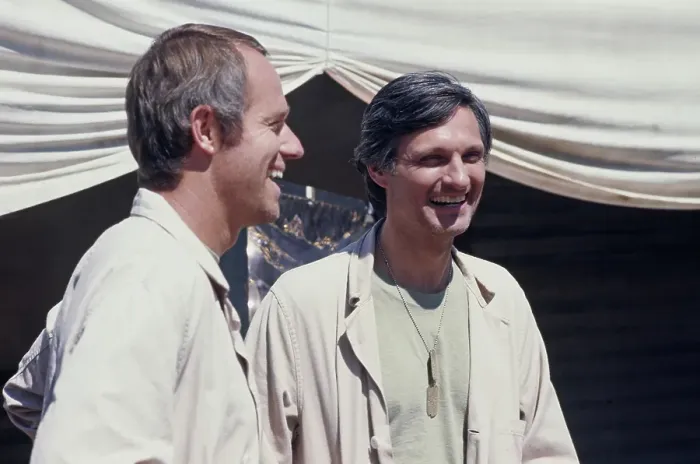 Framed Print : Mike And Alan - M*A*S*H Production Framed Print : Mike And Alan - M*A*S*H Production