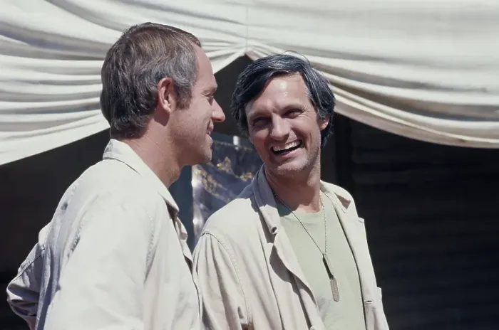 Framed Print : Mike And Alan - M*A*S*H Production