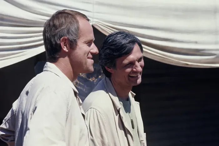 Framed Print : Mike And Alan - M*A*S*H Production