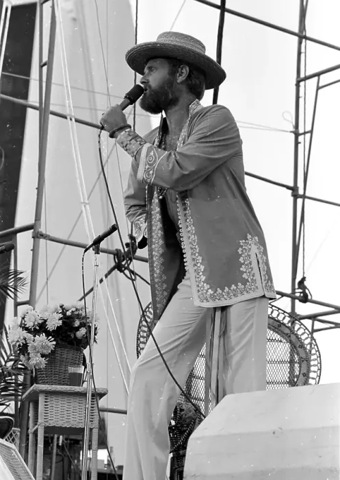 Framed Print : Mike Love Performing Framed Print : Mike Love Performing