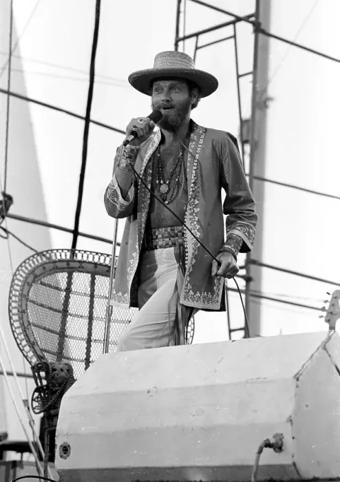 Framed Print : Mike Love Performing Framed Print : Mike Love Performing