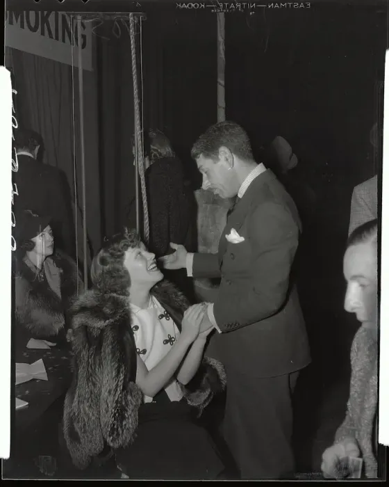 Framed Print : Mike Romanoff Holding Dixie Dunbar's Hand Framed Print : Mike Romanoff Holding Dixie Dunbar's Hand