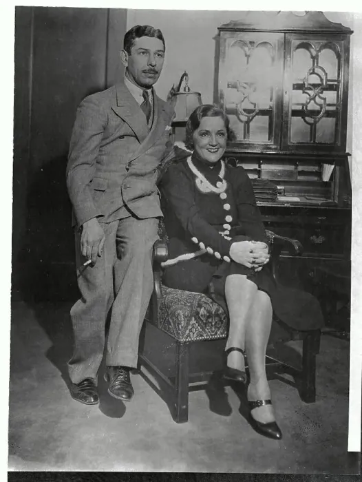 Framed Print : Mike Romanoff and Mary McCormic Posing Together Framed Print : Mike Romanoff and Mary McCormic Posing Together
