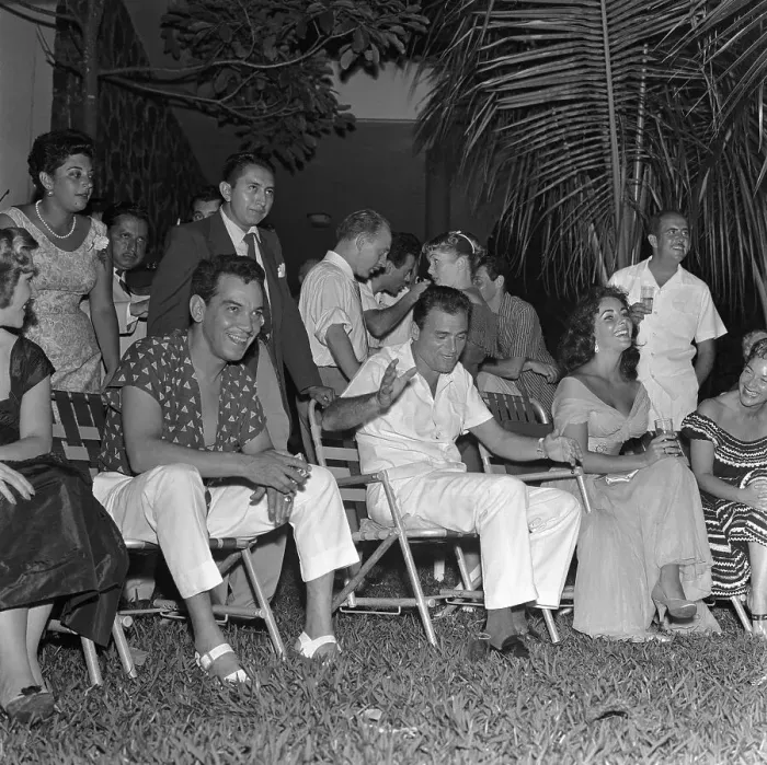 Framed Print : Mike Todd and Liz Taylor's Wedding Party Framed Print : Mike Todd and Liz Taylor's Wedding Party