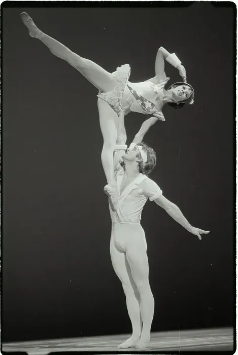 Framed Print : Mikhail Baryshnikov And Christine Sarry