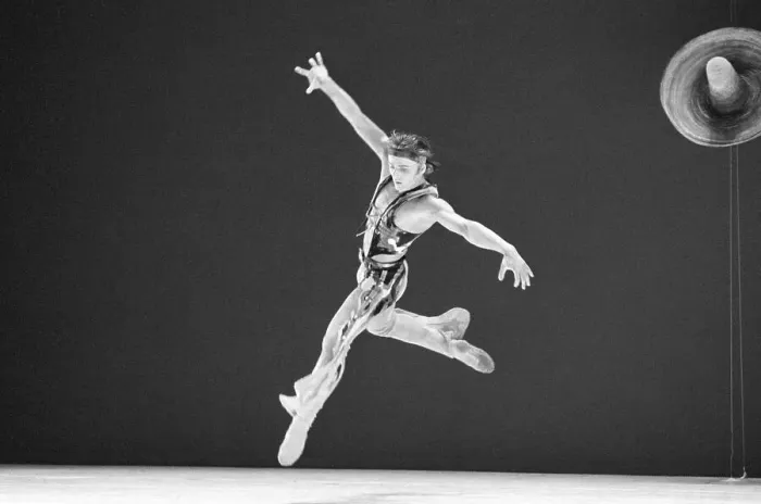 Framed Print : Mikhail Baryshnikov in Mid Air Framed Print : Mikhail Baryshnikov in Mid Air