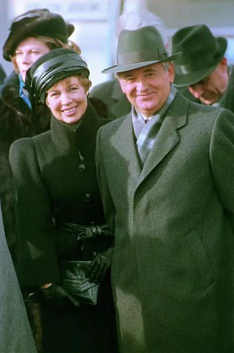 Framed Print : Mikhail and Raisa Gorbachev