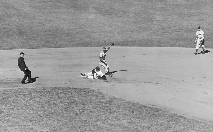 Framed Print : Miksis Sliding Into Second Base Framed Print : Miksis Sliding Into Second Base