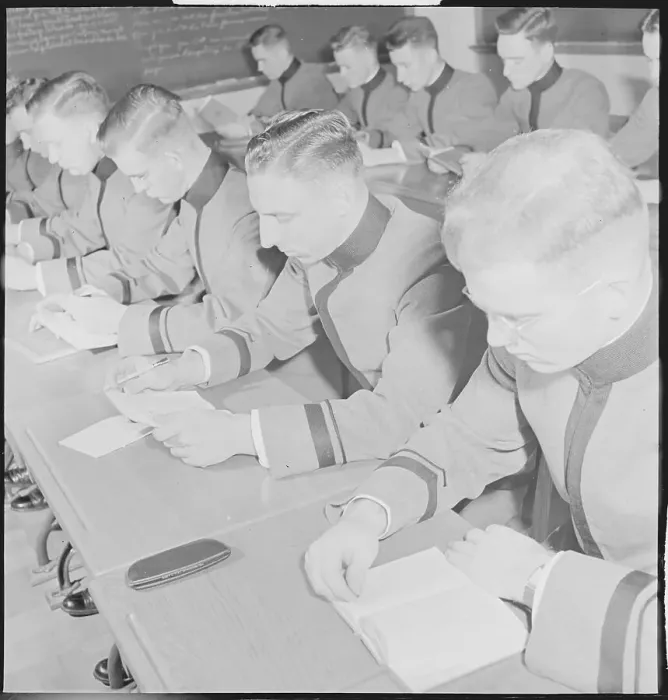 Framed Print : US Military Academy Students