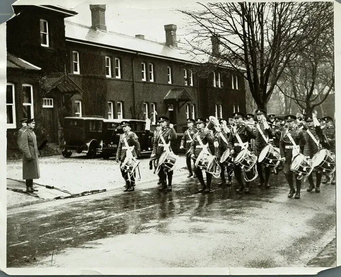 Framed Print : Military Band in England Framed Print : Military Band in England