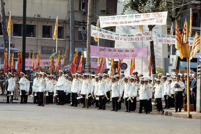 Framed Print : Military Band, Saigon Framed Print : Military Band, Saigon