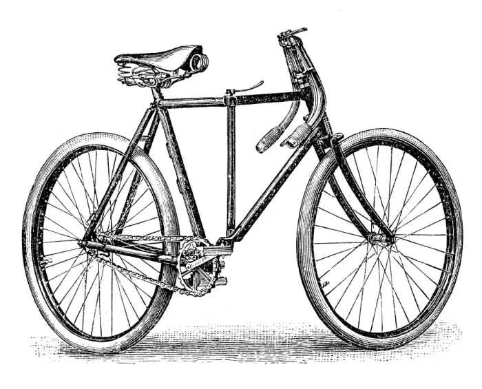 Framed Print : Military bicycle