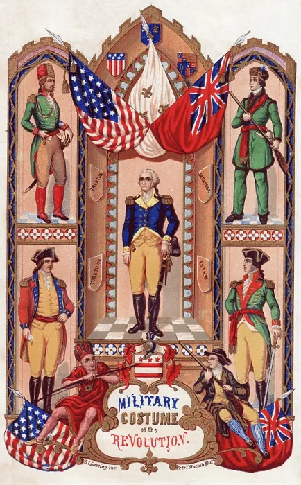 Framed Print : Military Costume of the Revolution Framed Print : Military Costume of the Revolution