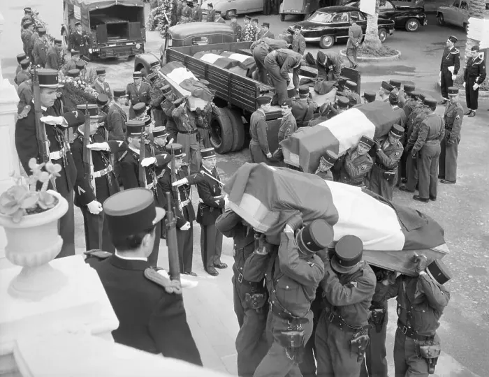 Framed Print : Military Funeral for Slain Gendarmes Framed Print : Military Funeral for Slain Gendarmes