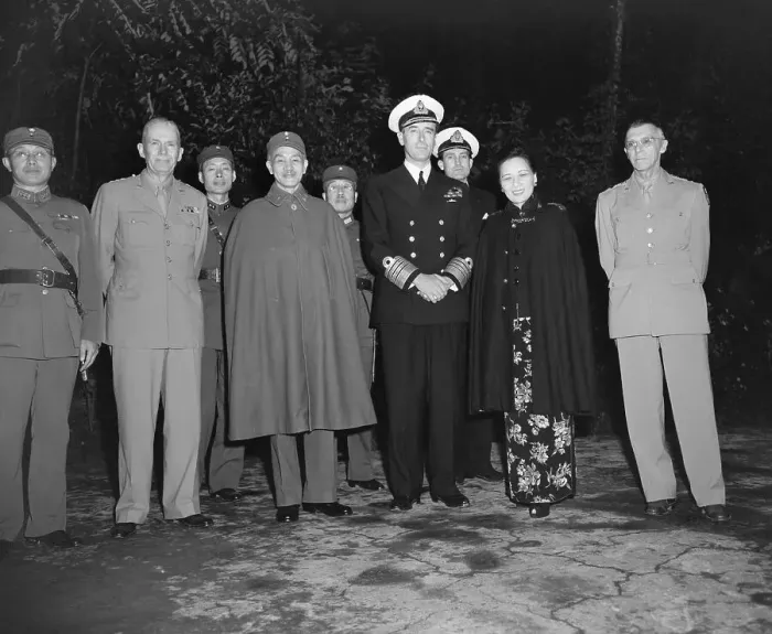 Framed Print : Military Leaders Meeting In China