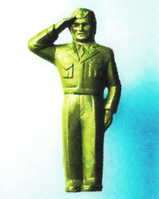 Framed Print : Military Man Framed Print : Military Man