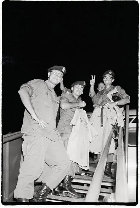 Framed Print : Us Military Men On Way Home Framed Print : Us Military Men On Way Home