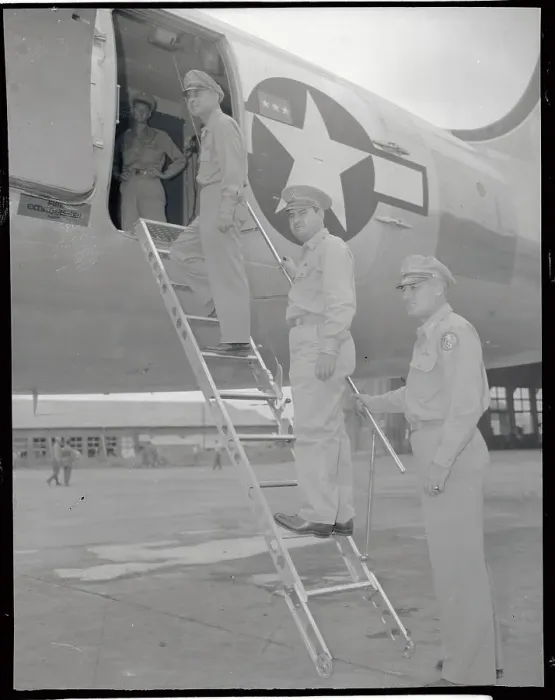 Framed Print : Military Officers Boarding Plane Framed Print : Military Officers Boarding Plane