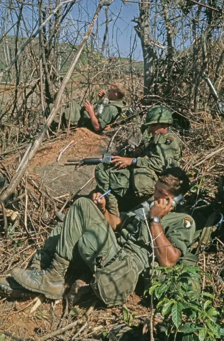Framed Print : US Military Patrol, Vietnam War Framed Print : US Military Patrol, Vietnam War