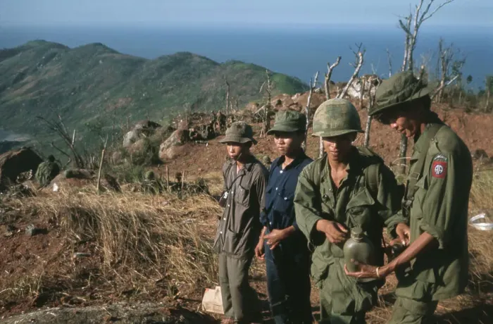 Framed Print : US Military Patrol, Vietnam War Framed Print : US Military Patrol, Vietnam War