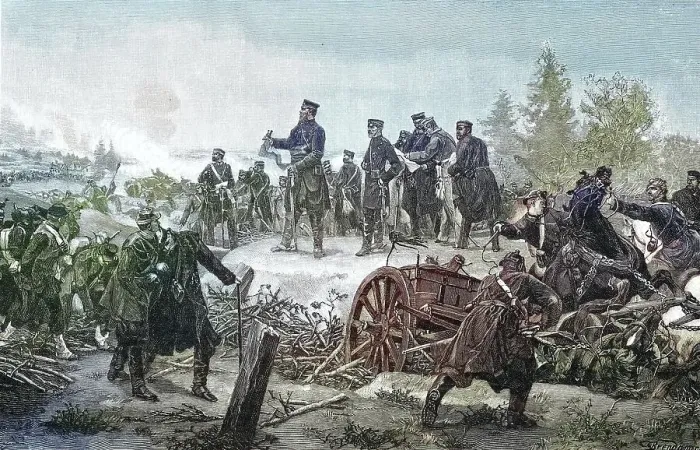 Framed Print : Military Persons in the Franco-Prussian War 1870, 1871, The Crown Prince Frederick William of Prussia with his Troops in front of Paris, France, Historical, digitally restored reproduction from a 19th century original Framed Print : Military Persons in the Franco-Prussian War 1870, 1871, The Crown Prince Frederick William of Prussia with his Troops in front of Paris, France, Historical, digitally restored reproduction from a 19th century original