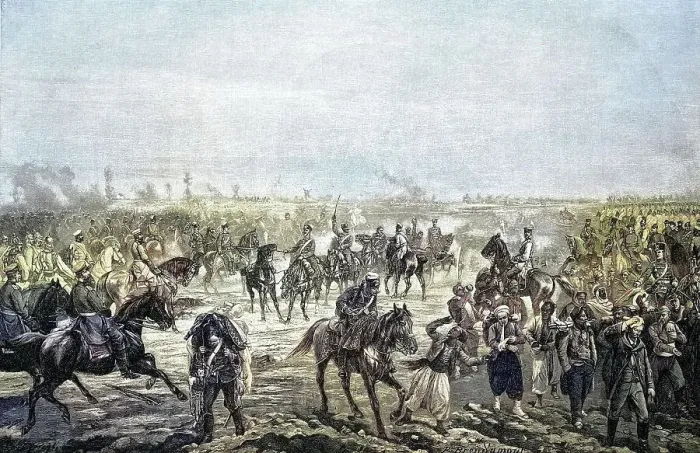 Framed Print : Military Persons in the Franco-Prussian War 1870, 1871, Prince Albert of Prussia, Friedrich Heinrich Albert or Friedrich Heinrich Albrecht, a Prussian Colonel General, congratulates the 2nd Hussar Regiment in Artenay, France, Historical, digitally Framed Print : Military Persons in the Franco-Prussian War 1870, 1871, Prince Albert of Prussia, Friedrich Heinrich Albert or Friedrich Heinrich Albrecht, a Prussian Colonel General, congratulates the 2nd Hussar Regiment in Artenay, France, Historical, digitally