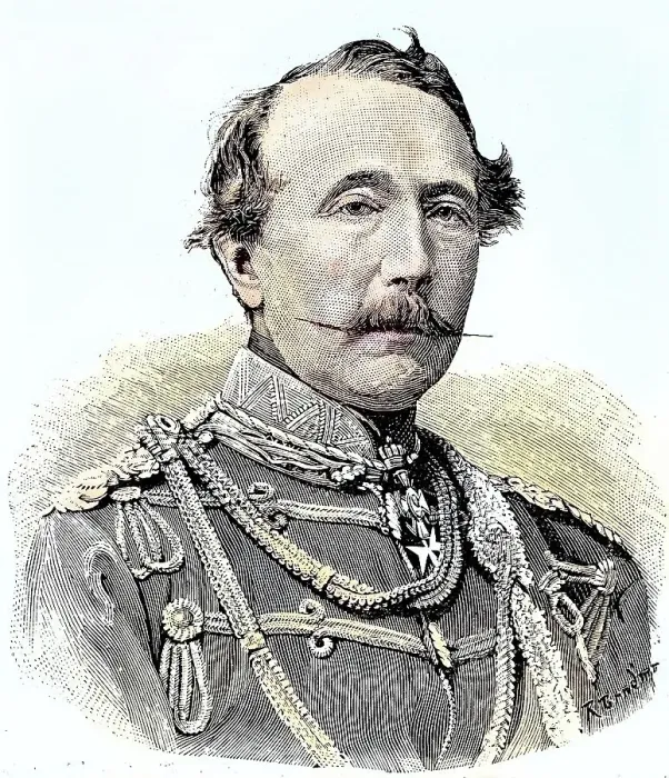 Framed Print : Military Persons in the Franco-Prussian War 1870, 1871, General von Krosigk, Germany, Historical, digitally restored reproduction from a 19th century original Framed Print : Military Persons in the Franco-Prussian War 1870, 1871, General von Krosigk, Germany, Historical, digitally restored reproduction from a 19th century original