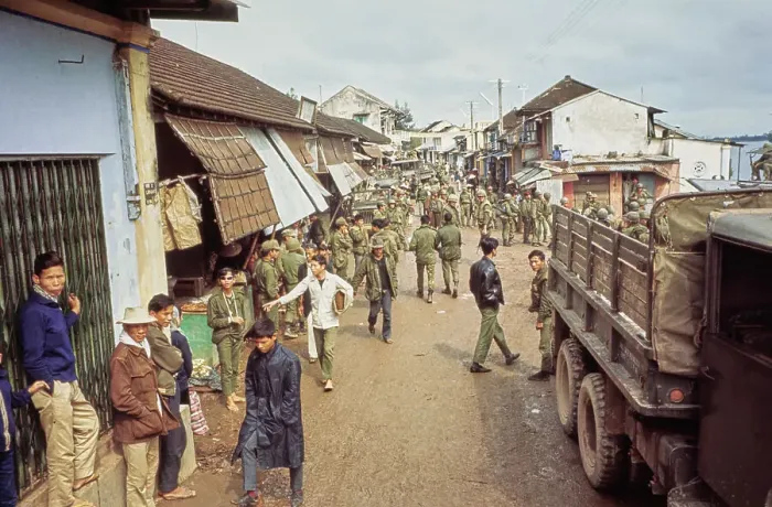 Framed Print : Military Presence, Hue