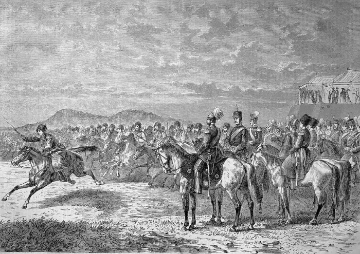 Framed Print : Military review of the Russian Army 1882 near Saint Petersburg, Russia, Historical, digitally restored reproduction of a 19th century original, exact original date unknown Framed Print : Military review of the Russian Army 1882 near Saint Petersburg, Russia, Historical, digitally restored reproduction of a 19th century original, exact original date unknown