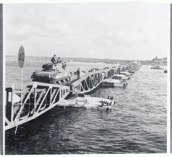 Framed Print : Military Tank Coming Ashore