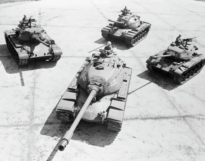 Framed Print : Military Tanks