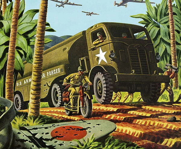 Military Vehicles in the Jungle