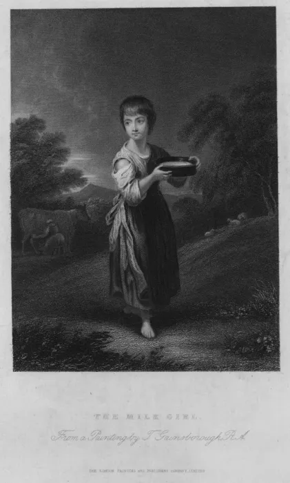 Framed Print : The Milk Girl Framed Print : The Milk Girl