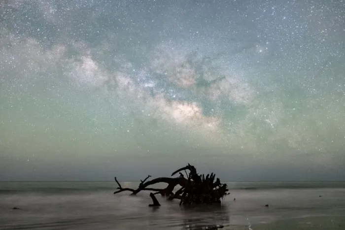 Framed Print : Milky Way Island Framed Print : Milky Way Island