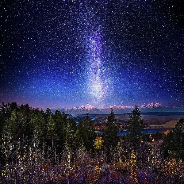 Milky Way Night Sky Over Grand Teton 2022