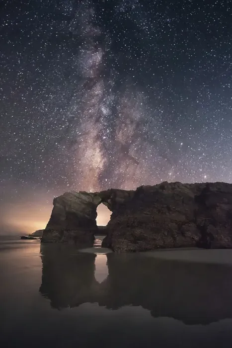 Framed Print : Milky Way and Rock Arch Framed Print : Milky Way and Rock Arch