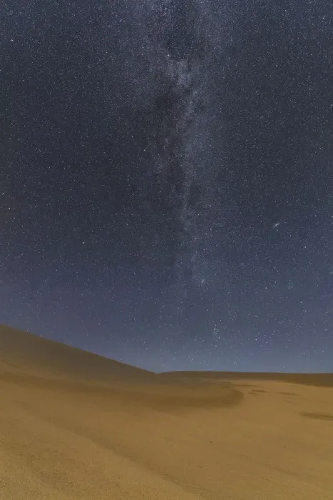 Framed Print : Milky Way and sand dunes, Great Sand Dunes National Park, Colorado, USA