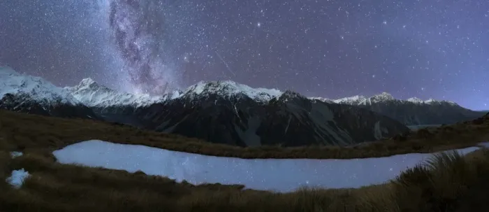 Framed Print : Milkyway and stars above the skies of mount cook Framed Print : Milkyway and stars above the skies of mount cook