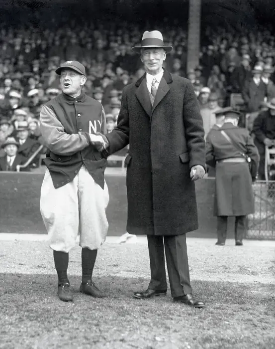 Framed Print : Miller Huggins and Connie Mack Framed Print : Miller Huggins and Connie Mack