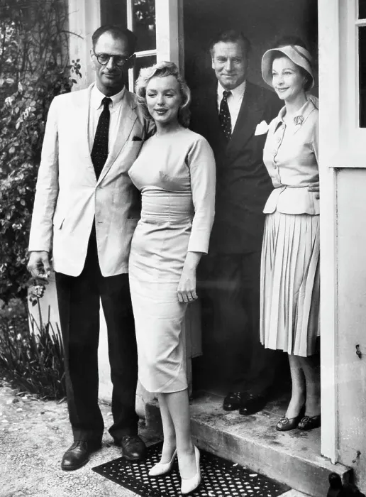 Framed Print : Miller, Monroe, Olivier and Leigh Framed Print : Miller, Monroe, Olivier and Leigh