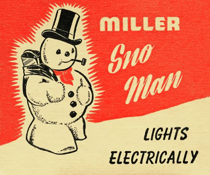 Framed Print : Miller Sno Man Framed Print : Miller Sno Man