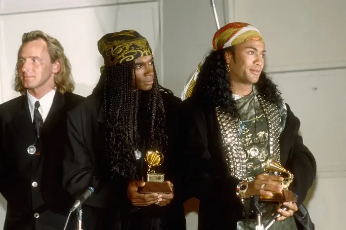 Framed Print : Milli Vanilli Press Conference Framed Print : Milli Vanilli Press Conference