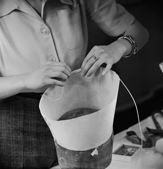 Framed Print : Millinery Class At Bromley School Of Art Framed Print : Millinery Class At Bromley School Of Art