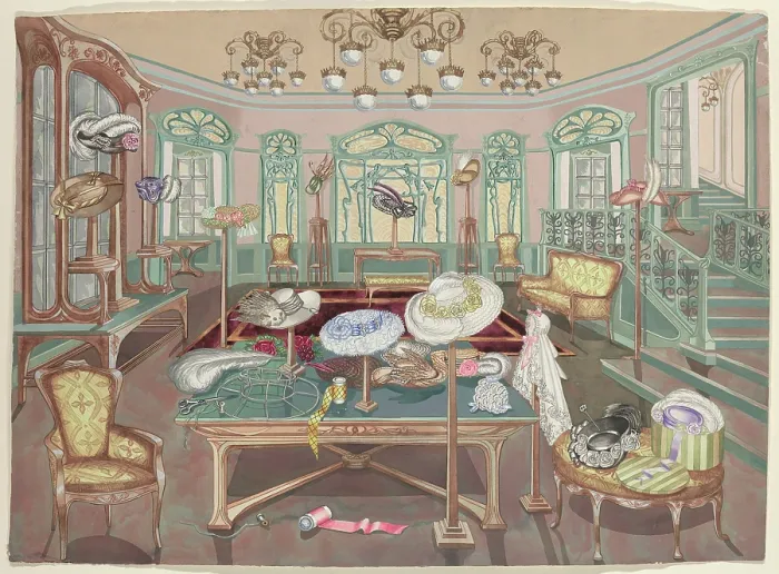 Framed Print : Millinery Shop Framed Print : Millinery Shop