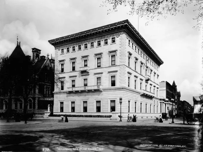 Framed Print : Millionaires Club House Building, NYC