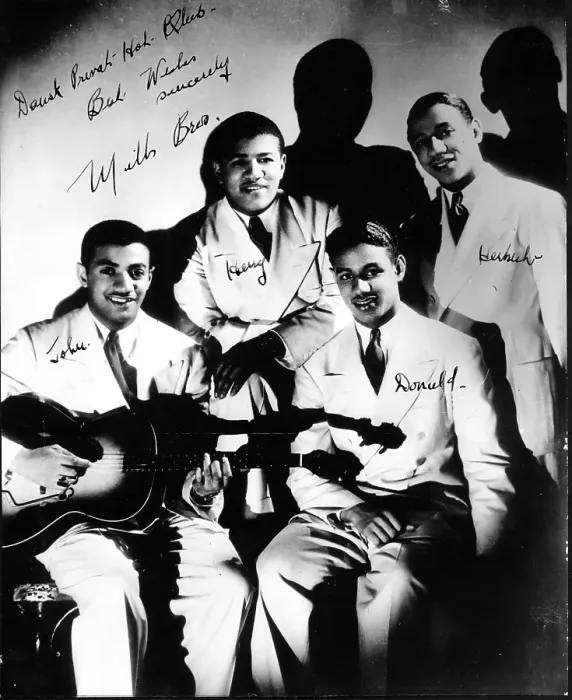 Framed Print : Mills Brothers Portrait
